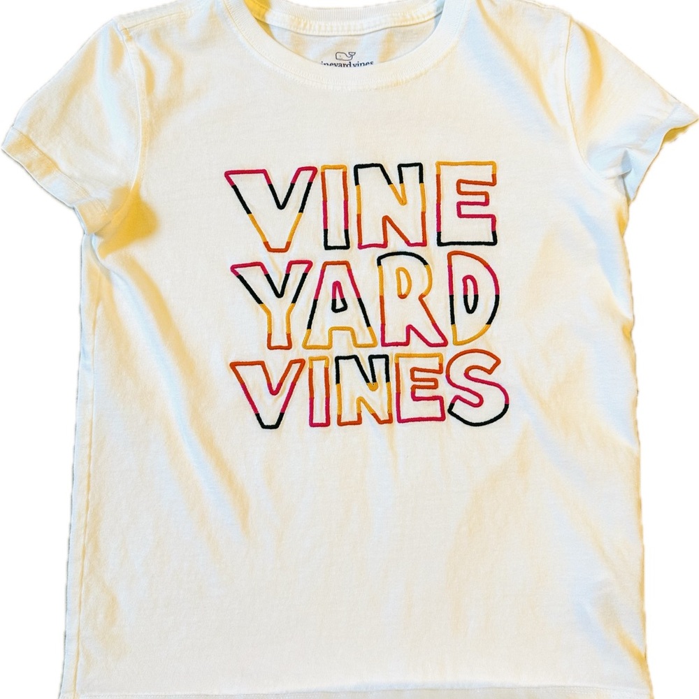Vineyard Vines Kids White Graphic T-Shirt